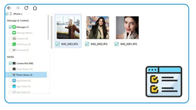 Recover Data Selectively